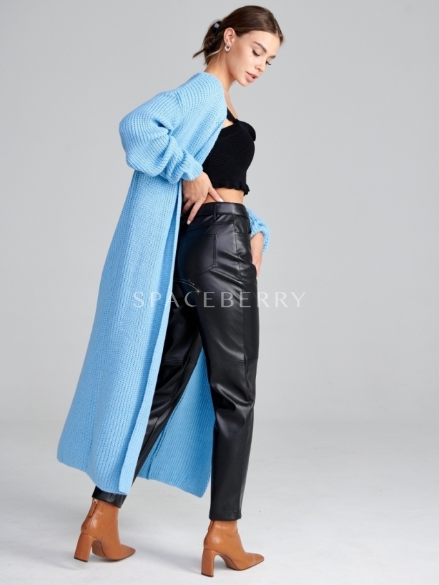 Женский вязаный кардиган оверсайз, кофта